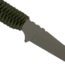 Toor Knives Kingpin Fixed Blade Knife, 4in, CPM 3V, Paracord Handle, Ranger Green, Kingpin-Ranger Green