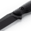Toor Knives Serpent Fixed Blade Knife, 3.75in, CPM 3V Steel, G10 Handle, Shadow Black, Serpent-Shadow Black
