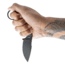 Toor Knives SOF Karsumba S Fixed Blade Knife, 2.5in, CPM M4 Blade, Drop Point Blade, G10, Black, Socom Black, Black, Karsumba S- Socom Black