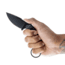 Toor Knives SOF Karsumba S Fixed Blade Knife, 2.5in, CPM M4 Blade, Drop Point Blade, G10, Black, Socom Black, Black, Karsumba S- Socom Black