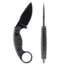 Toor Knives SOF Karsumba S Fixed Blade Knife, 2.5in, CPM M4 Blade, Drop Point Blade, G10, Black, Socom Black, Black, Karsumba S- Socom Black