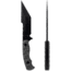 Toor Knives Tanto Fixed Blade Knife, 5.5in, CPM S35VN, Plain, G10 Handle, Thunder Green, Black, Tanto-Thunder Grey