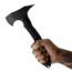 Toor Knives Tomahawk Axe, 5.75in, D2 Steel, G10 Handle, Carbon, Tomahawk-Carbon