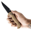 Toor Knives Toor Dropwing Folding Knife, 3.5in, CPM MagnaCut, Drop Point, G-10, Coyote Tan Handle, Dropwing - Coyote Tan