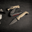 Toor Knives Toor Dropwing Folding Knife, 3.5in, CPM MagnaCut, Drop Point, G10, Ranger Green Handle, Dropwing - Ranger Green