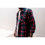 Topo Designs Field Shirt - Mens, Navy/Red/Plaid, Large, TDMFSF17PLNVLG