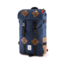 Topo Designs Klettersack Backpack, 25L, Navy/Brown Leather, TDKS013NV/LT