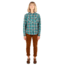 Topo Designs Mountain Shirt - Womens, Teal/Plaid, Small, TDWMSPLF19TLSM