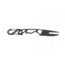 TOPS Knives 3 Putt Fixed Blade Knife, 3.56in, 1095 Steel, Black, 3PT-02