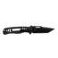 TOPS Knives CQT Magnum 711 Folding Knive, 4.5 in, Tanto, Black Teflon Finish, Black G10 Handle, CQT-M711