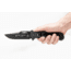 TOPS Knives CQT Magnum 747 Folding Knive, 4.5 in, Hunter, Black Teflon Finish, Black G10 Handle, CQT-M747