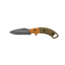 TOPS Knives VTAC Crusader Fixed Knife, 3.63in, 1095 RC 56-58 Steel, Drop Point Blade, Tan/Green Canvas Micarta Handle VTAC-02
