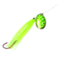 Trout Killer Snelled Trout Spinner, Number 3 Blade, Sz 4 Red Octopus Hook, Chartreuse/Glow, TK Glow-Chart 3