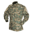 Tru-Spec TAC T.R.U.Shirts 50/50 Nylon/Cotton Rip-Stop, Digital Woodland, Small Long 1389023