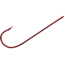 Tru-Turn Aberdeen Medium Wire Hook, Spear Point Non-Offset, Ringed Eye, Blood Red, Size 2, 7 Per Pack, 853ZS 2