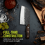 TRUE Primal Forge Chopper Kitchen Knife