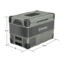 Truma Cooler C60 Single Zone Portable Fridge/Freezer, Earth Green, 60 liter, 45005-04
