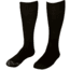 5Star GI Black Socks Cushion Sole, S 3918003
