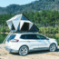TRUSTMADE Scout Pro Triangle Aluminum Car Rooftop Tent, Black and Grey, Medium, OR02RT03-BlackGreyPro
