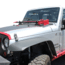 Tuff Stuff Overland Hood Hinge Jack Mount for 07-18 Jeep Wrangler JK, Black, NSN N, TS-SFJHM-JK