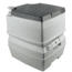 Tuff Stuff Overland Portable Camping Toilet 5 Gallon Flushable Outdoor Toilet With Removable Holding Tank, Olive, NSN N, TS-TOILET-5