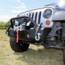 Tuff Stuff Overland Stubby Front Winch Bumper for 07-18 Jeep Wrangler JK, Matte, Black, NSN N, TS-FB-JK-STB