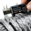 Tuff Stuff Overland Synthetic Winch Rope, 100 Foot x 1/2 Inch, 21 145 Lb Capacity, Black, NSN N, TS-SYN-12-GR