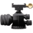 Two Vets Tripods Inc 44MM Dual Tension Ballhead W/ Area 419 ARCALOCK CLAMP, Black/Gold, 3in, 44MM419