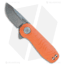 UCO Tinkham Folding Knife, 2.60in, D2, Normal Blade, Polymer Orange Handle, Gray/Orange, 7.20in, BHQ-204758