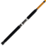 Ugly Stik Bigwater Spinning Rod, Saltwater, Handle Type K, 6ft. 6in. Rod Length, Medium Power, 2 Pieces, Black/Red/Yellow, BW1020S662