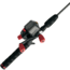Ugly Stik Ugly Tuff 8+ Spincast Combo, 3.5/1, Right/Left, 6, 4ft. 6in. Rod Length, Medium Power, Moderate Fast Action, 1 Piece Rod, USTUFFY461M/SC6CBO