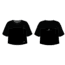 Ultimate Direction Cirriform Crop Tee - Womens, Onyx, XL, 83476224ONX-XL