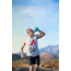 Ultraspire 550 Race Handheld Water Bottle, w/Hydration 550 ml, Blue/Grey, UA097GR