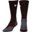 Under Armour All Season Wool Boot Socks, Maverick Brown/White, 10-13 Large, U046-MBR/WHT-LG