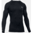 Under Armour Base 1.0 Crew Shirt - Men's-Black/Steel-Large