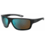 Under Armour Battle Sunglasses with Matte Black Frame and Outdoor Tuned Cobalt Green Mirror Lens, Medium, UA0004S 0VK-W1