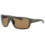 Under Armour Battle Sunglasses with Matte Solid Baroque Frame and Brown High Contrast Polarized Lens, Medium, UA0004S 1ED-6A