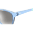 Under Armour Breathe Sunglasses with Transparent Azure Frame and Silver Mirror Lens, Medium, UA0014GS MVU-IC