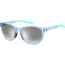 Under Armour Breathe Sunglasses with Transparent Azure Frame and Silver Mirror Lens, Medium, UA0014GS MVU-IC