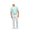 Under Armour Charged Cotton Scramble Stripe Polo - Mens, Large, Aqua Float, 1323455791LG