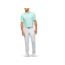 Under Armour Charged Cotton Scramble Stripe Polo - Mens, Small, Aqua Float, 1323455791SM