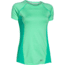 Under Armour CoolSwitch Trail Short Sleeve T-Shirt - Women's-Antifreeze/Reflective-X-Small