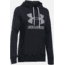 Under Armour Favorite Fleece Sportstyle Hoody - Women's-Black/White-Medium