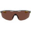 Under Armour Gametime Sunglasses with Matte Opal Grey Frame and Brown Polarized/Hi-Contrast Lens, Medium, UA0003GS 0UV-6A