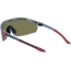 Under Armour Gametime Sunglasses with Matte Transparent Blue Frame and Grey/Blue Mirror Lens, Medium, UA0003GS PJP-W1