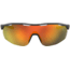 Under Armour Gametime Sunglasses with Matte Transparent Grey Frame and Baseball Tuned Orange Mirror Lens, Medium, UA0003GS KB7-50