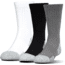 Under Armour Heatgear Tech Socks, Pack of 3, Graphite / Assorted, 7-9 Youth Large, U327-GPH/AST-YL