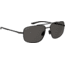 Under Armour Impulse Sunglasses with Matte Black Frame and Grey Polarized Lens, Medium, UA0015GS 003-M9