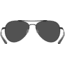 Under Armour Instinct Pilot Shape Sunglasses with Matte Black Frame and Grey Lens, Medium, UA0007GS 003-59IR