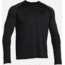 Under Armour Long Sleeve Tech Tee - Men's-Carbon Heather/Black-Medium